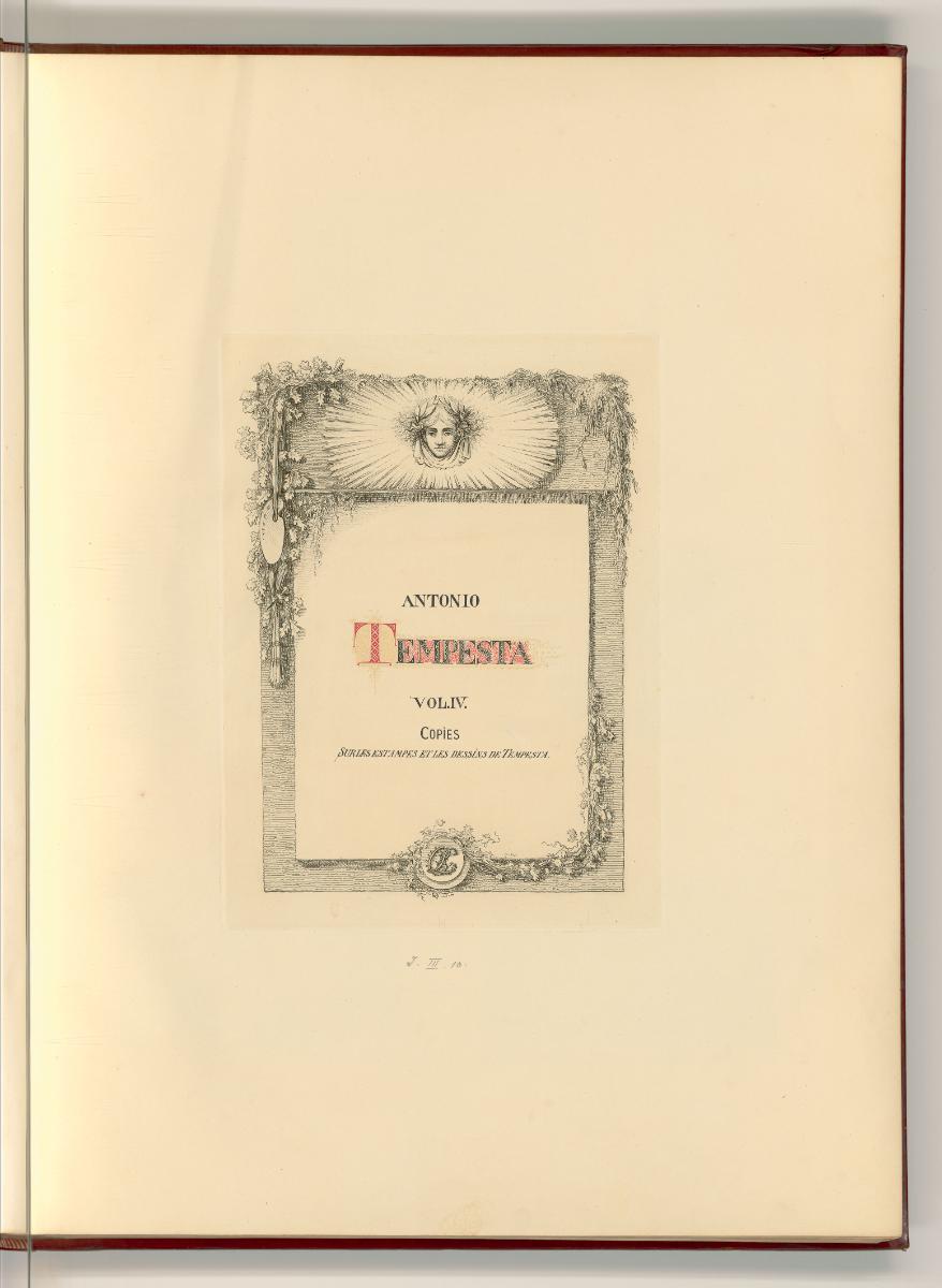 Antonio Tempesta Vol.IV. Copies sur les estampes et les dessins de Tempesta, Antonio Tempesta V…