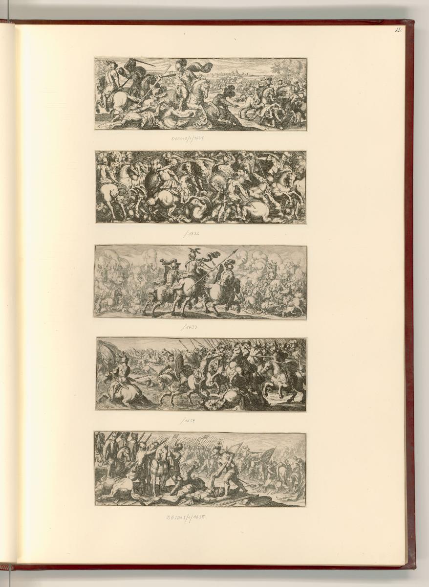 Antonio Tempesta Vol.IV. Copies sur les estampes et les dessins de Tempesta, Schlachtenszenen, …