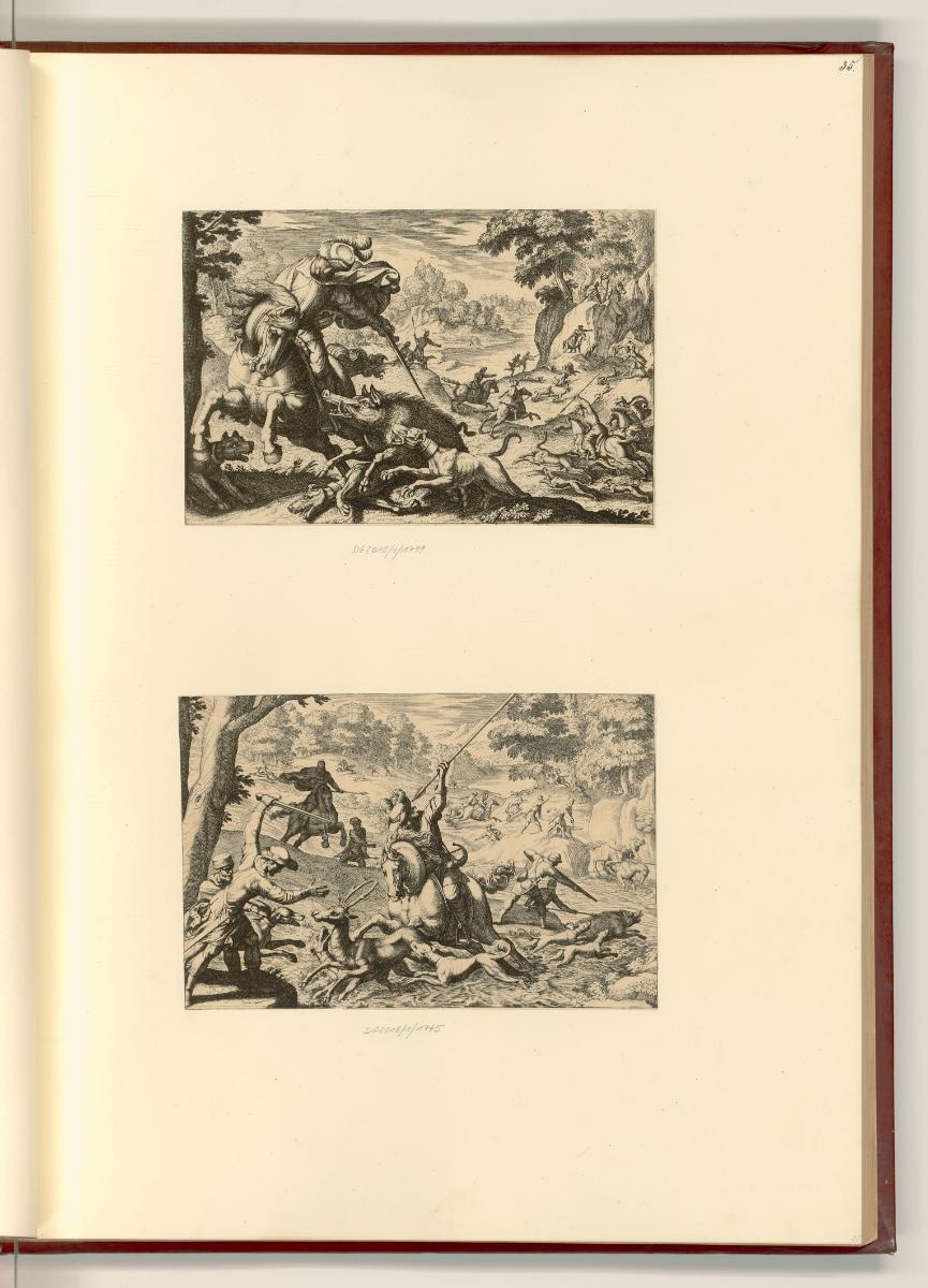Antonio Tempesta Vol.IV. Copies sur les estampes et les dessins de Tempesta, Jagdszenen, Inv. N…