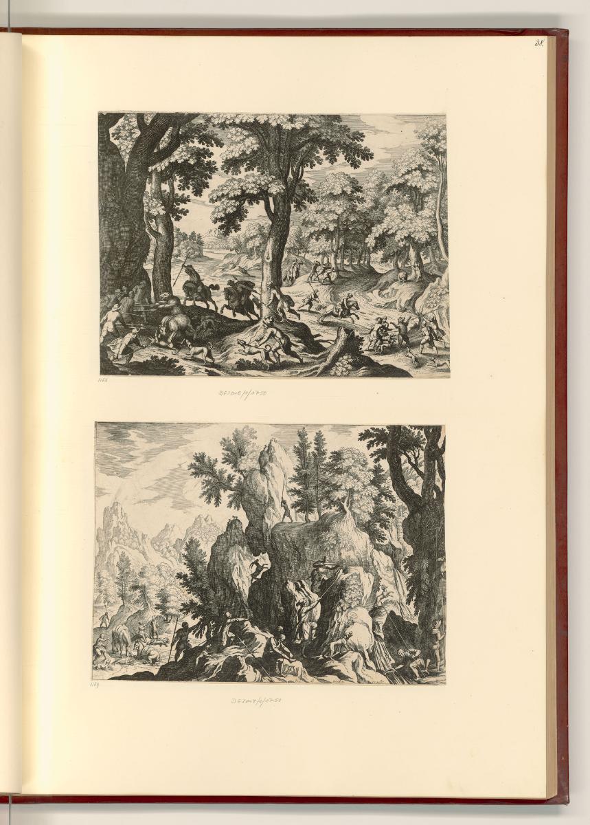 Antonio Tempesta Vol.IV. Copies sur les estampes et les dessins de Tempesta, Jagdszenen, Inv. N…
