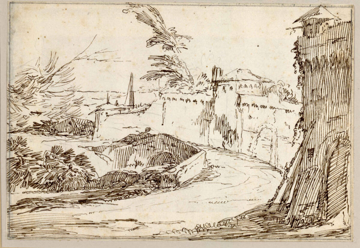Landschaft, Paul Troger