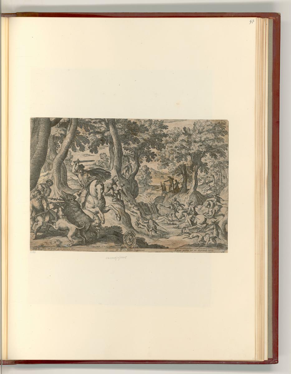 Antonio Tempesta Vol.II, Hirsch- und Bärenjagd, Inv. Nr.: Italien nach Sektionen III/8, It/III/…