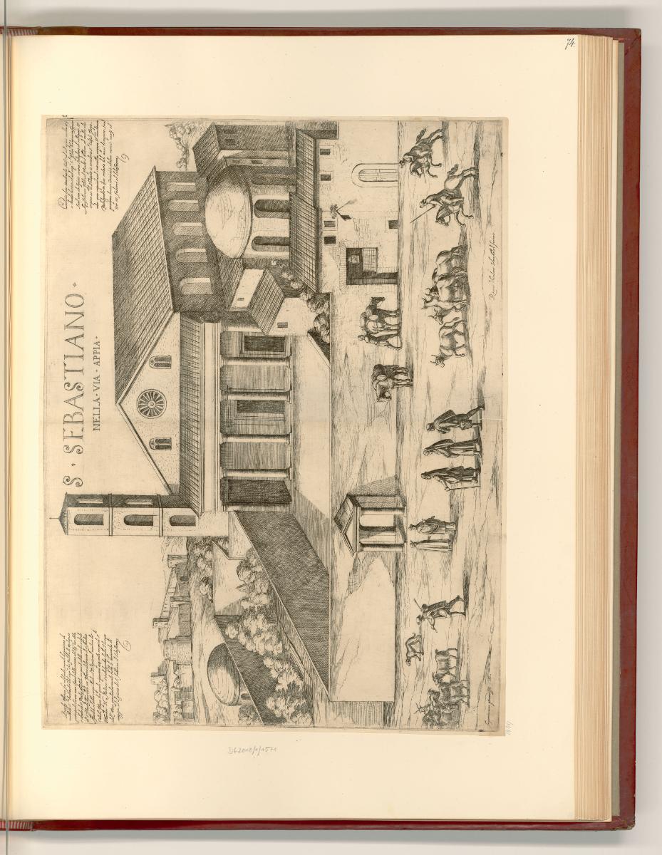 Antonio Tempesta Vol. III., S. Sebastian nella via Appia 
, Inv. Nr.: Italien nach Sektionen I…