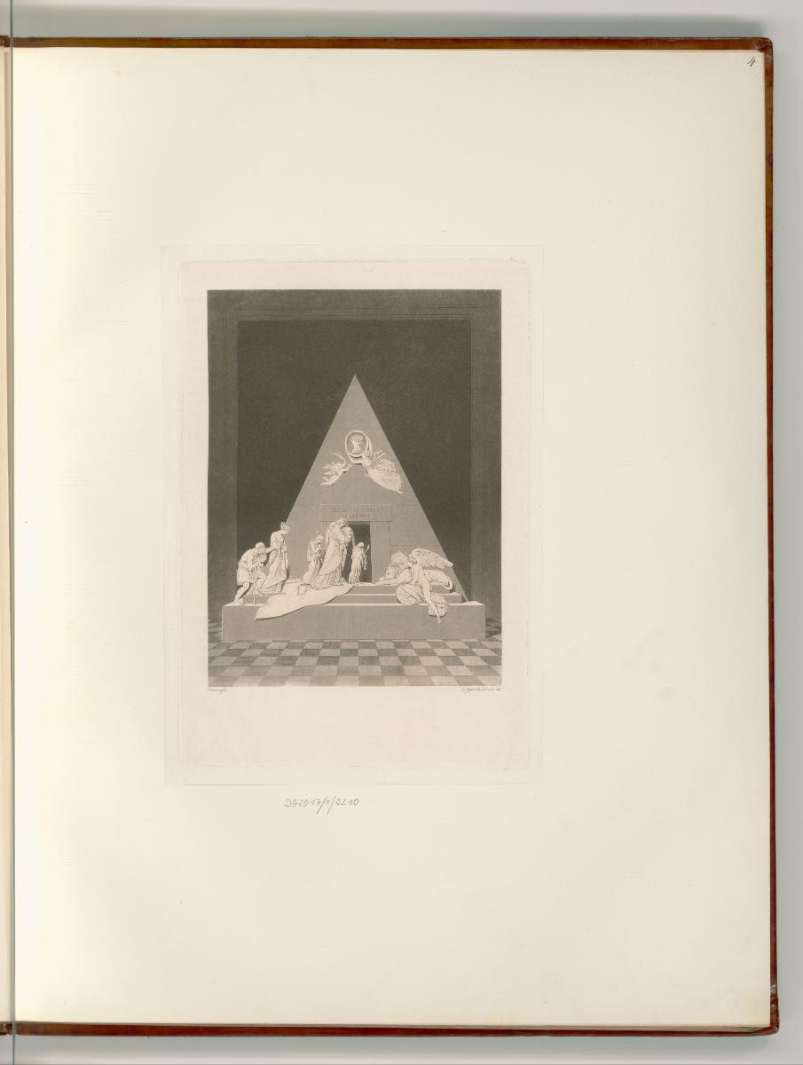 Antonio Canova Vol. II, Christinenmonument, Inv. Nr.: Italien nach Sektionen II/45, It/II/45/4