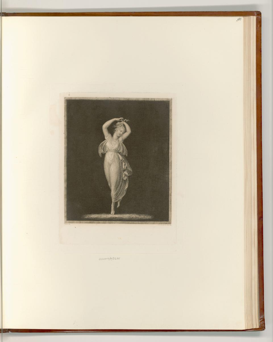 Antonio Canova Vol. II, Tänzerin, Inv. Nr.: Italien nach Sektionen II/45, It/II/45/92