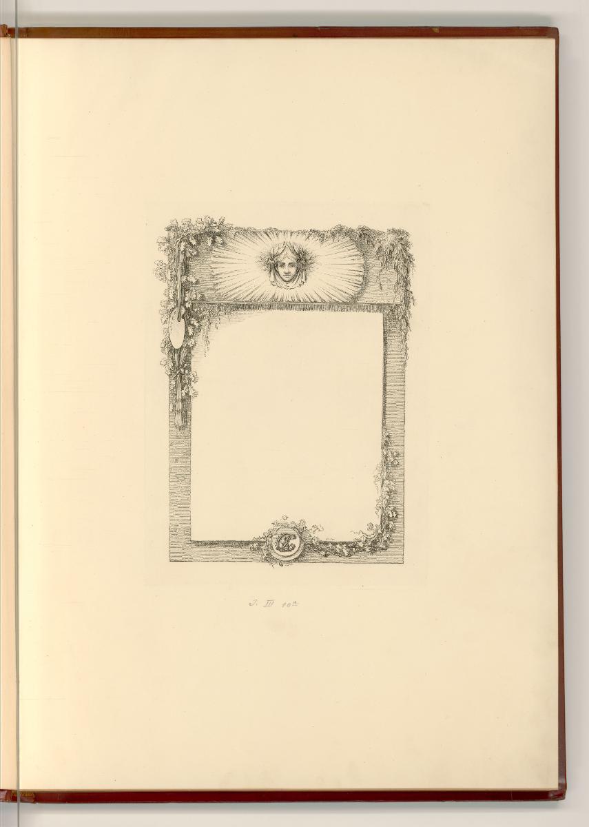leere Titelkartusche, leere Titelkartusche, Inv. Nr.: Italien nach Sektionen III/10a, It/III/10…