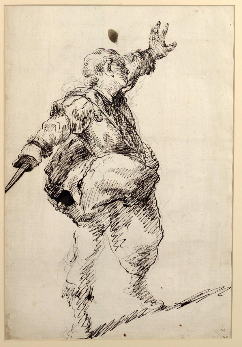 Lucas Stipperger, Gewandfigur mit Dolch, Inv. Nr.: 27165v