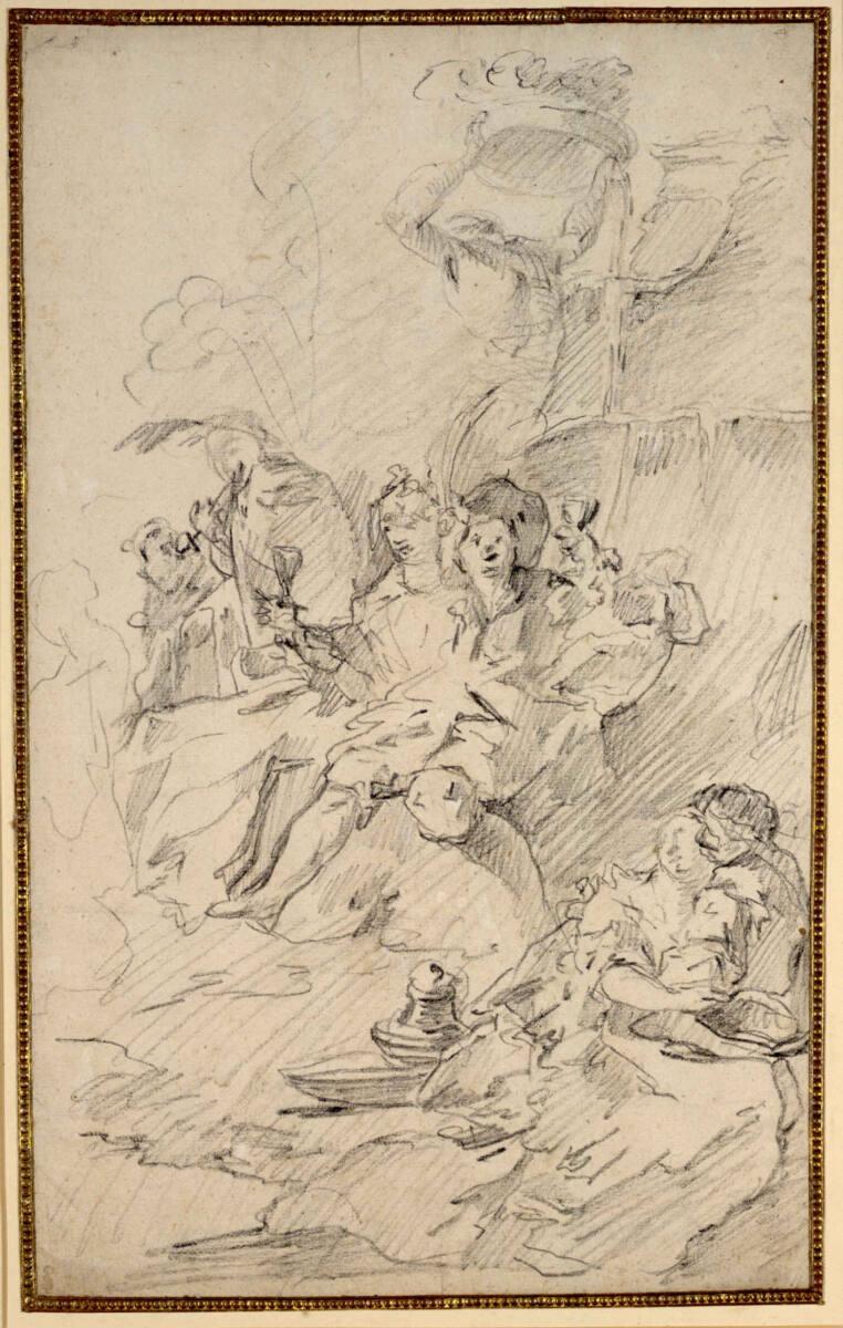 Lucas Stipperger, Liebespaare am Brunnen, Inv. Nr.: 27166