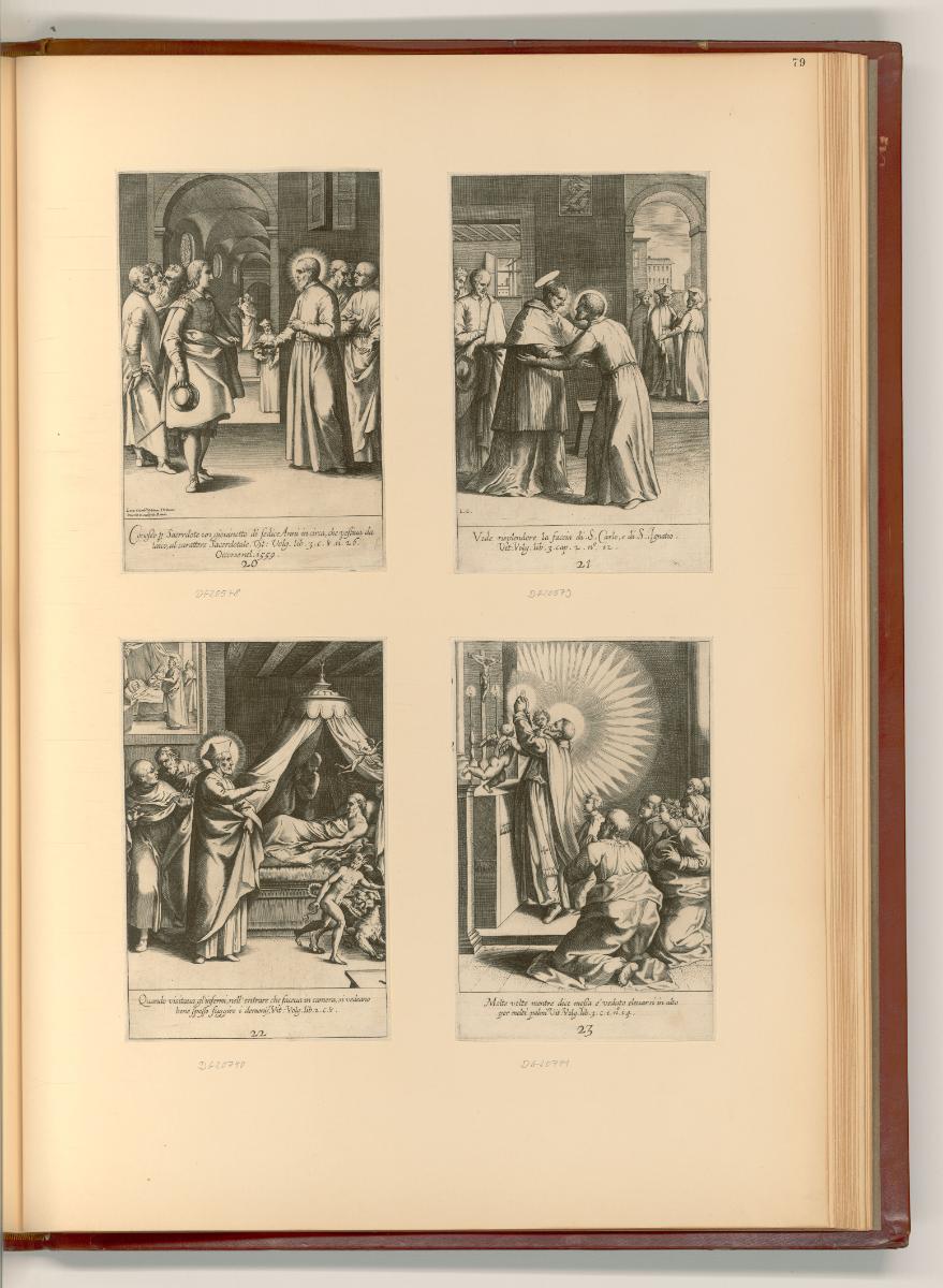 leere Titelkartusche, Szenen aus dem Leben des hl. Philipp Neri, Inv. Nr.: Italien nach Sektion…