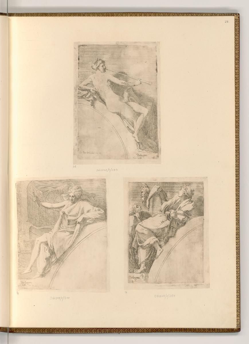 Ecole de Fontainebleau Vol.II, Euterpe; Thalia; Melpomene, Inv. Nr.: Italien nach Sektionen III…