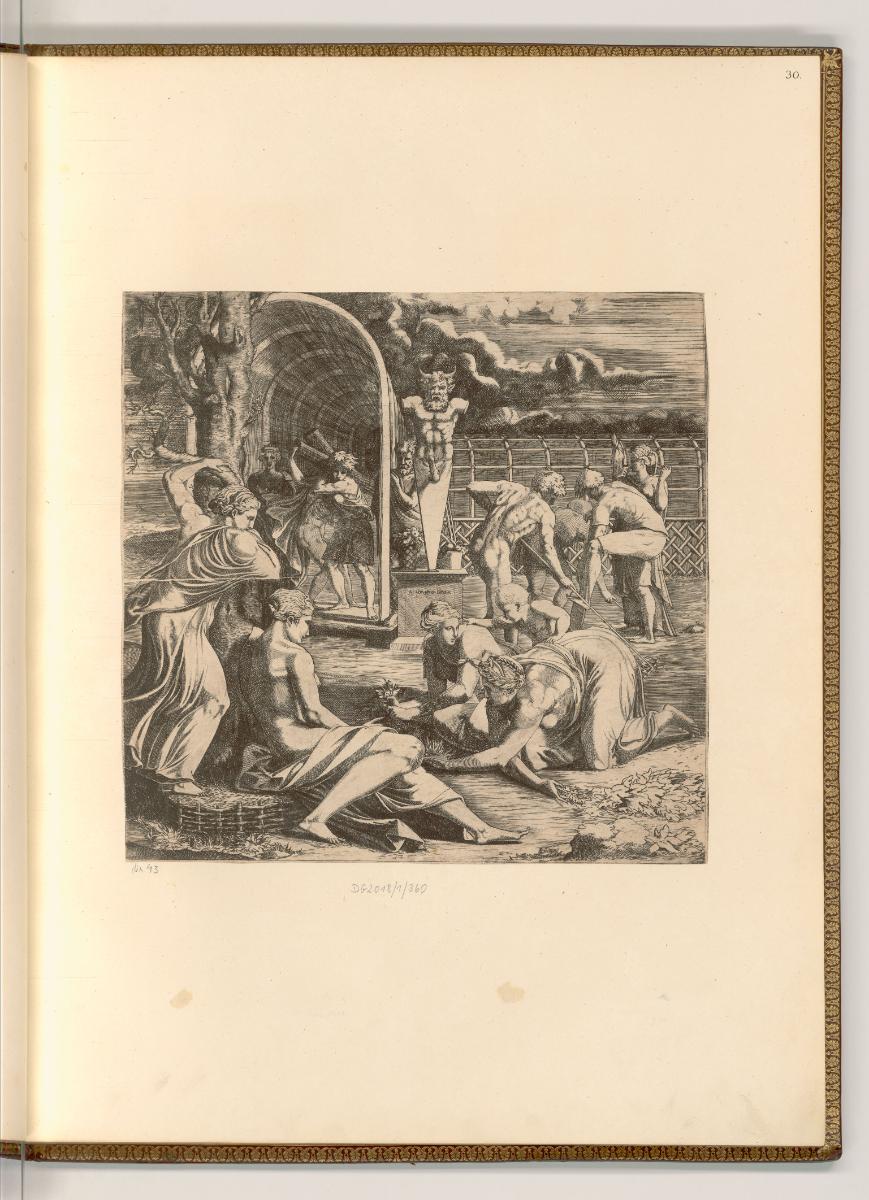 Ecole de Fontainebleau Vol.II, Die Gärten des Vertumnus, Inv. Nr.: Italien nach Sektionen III/4…