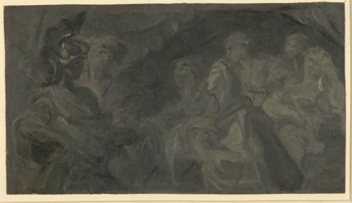 Carlo Innocenzo Carloni, Alexander und die Frauen des Darius, Inv. Nr.: 27197