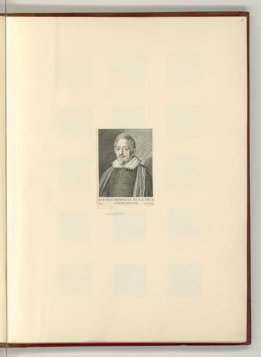 Antonio Tempesta Vol.I, Porträt Antonio Tempesta, Inv. Nr.: Italien nach Sektionen III/7, It/II…
