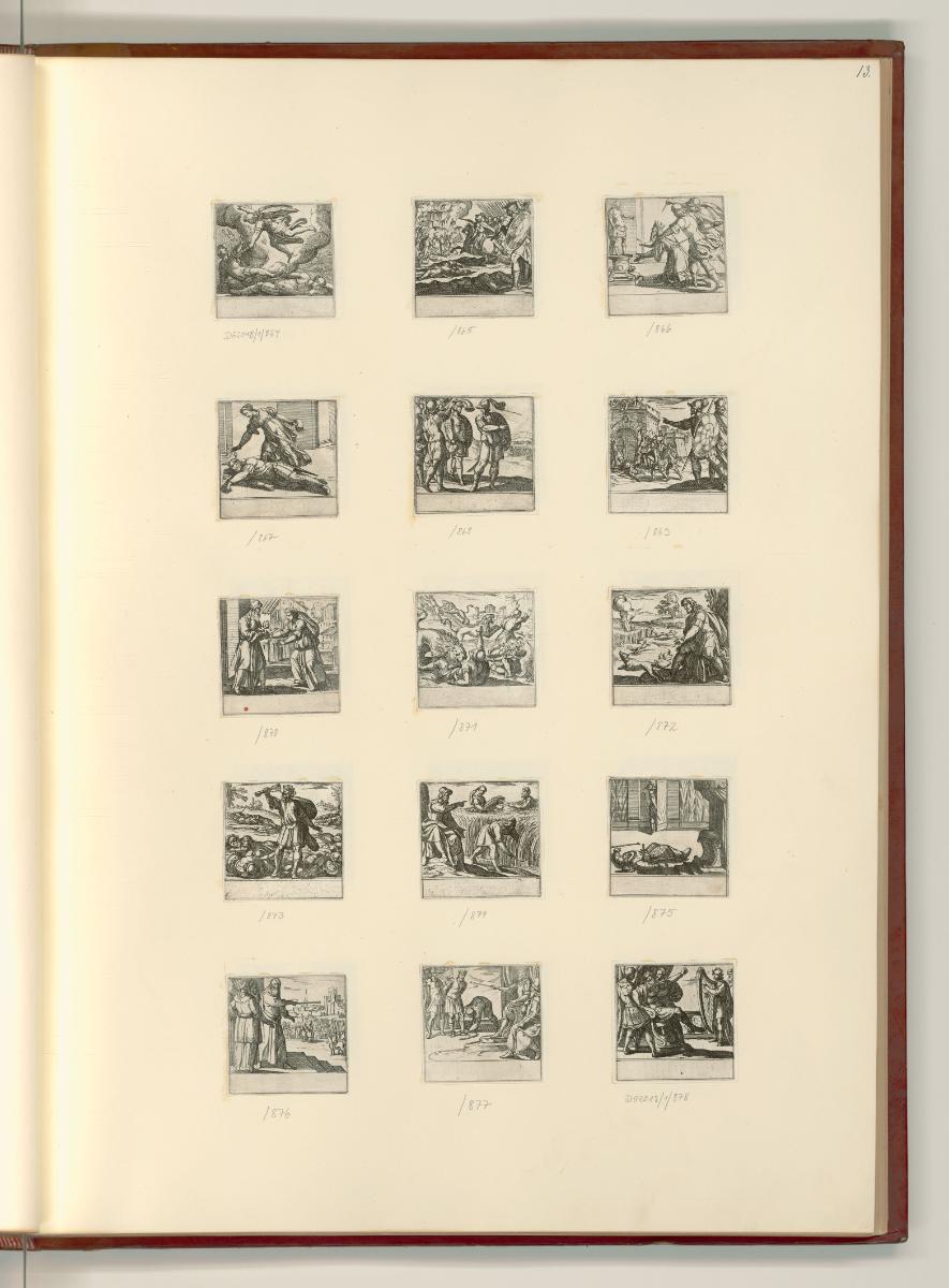 Antonio Tempesta Vol.I, Szenen aus dem Alten Testament, Inv. Nr.: Italien nach Sektionen III/7,…