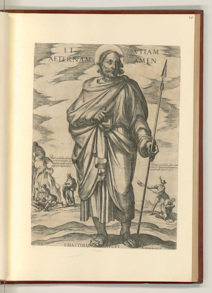 Antonio Tempesta Vol.I, Heiliger Apostel Matthias, Inv. Nr.: Italien nach Sektionen III/7, It/I…