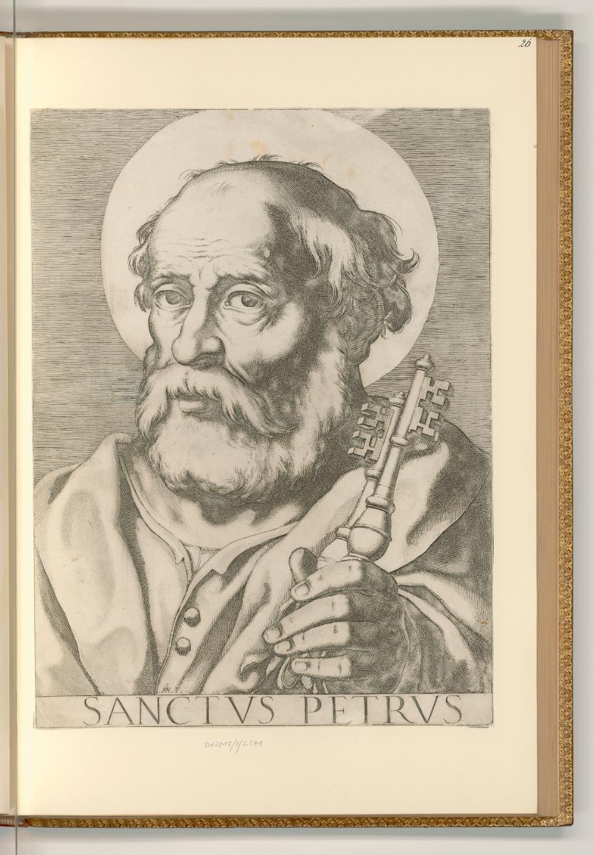 Raffaelle Schiaminossi da Borgo S. Sepolcro., Hl. Petrus, Inv. Nr.: Italien nach Sektionen III/…