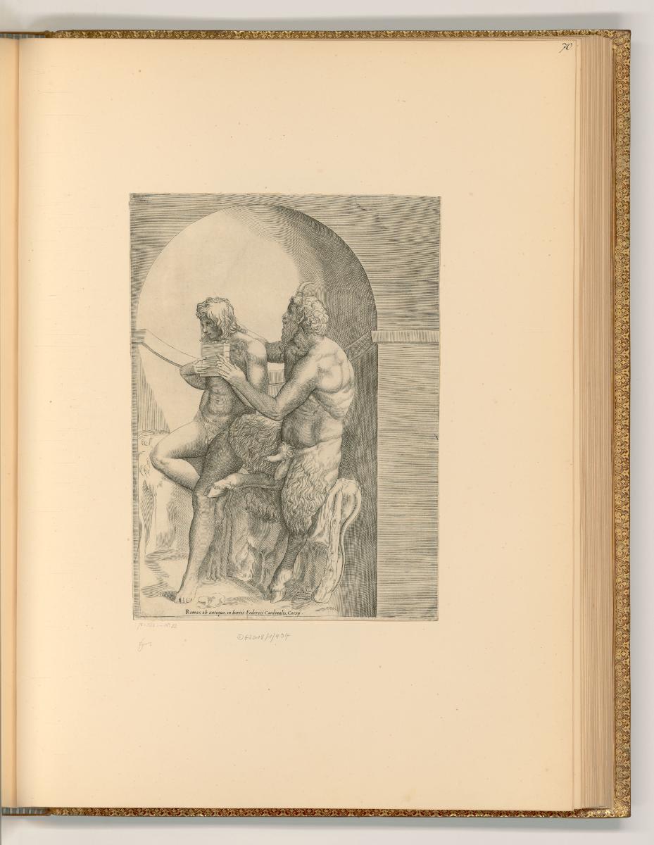 Giovanni Battista Franco gen. Semolei, Giambattista Franco, Veneziano, Pan unterrichtet Daphnis…