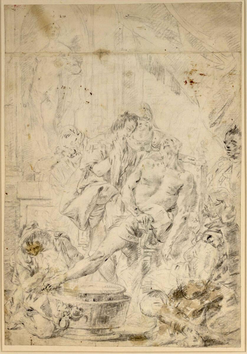 Franz Sigrist, Tod des Seneca, Inv. Nr.: 27244