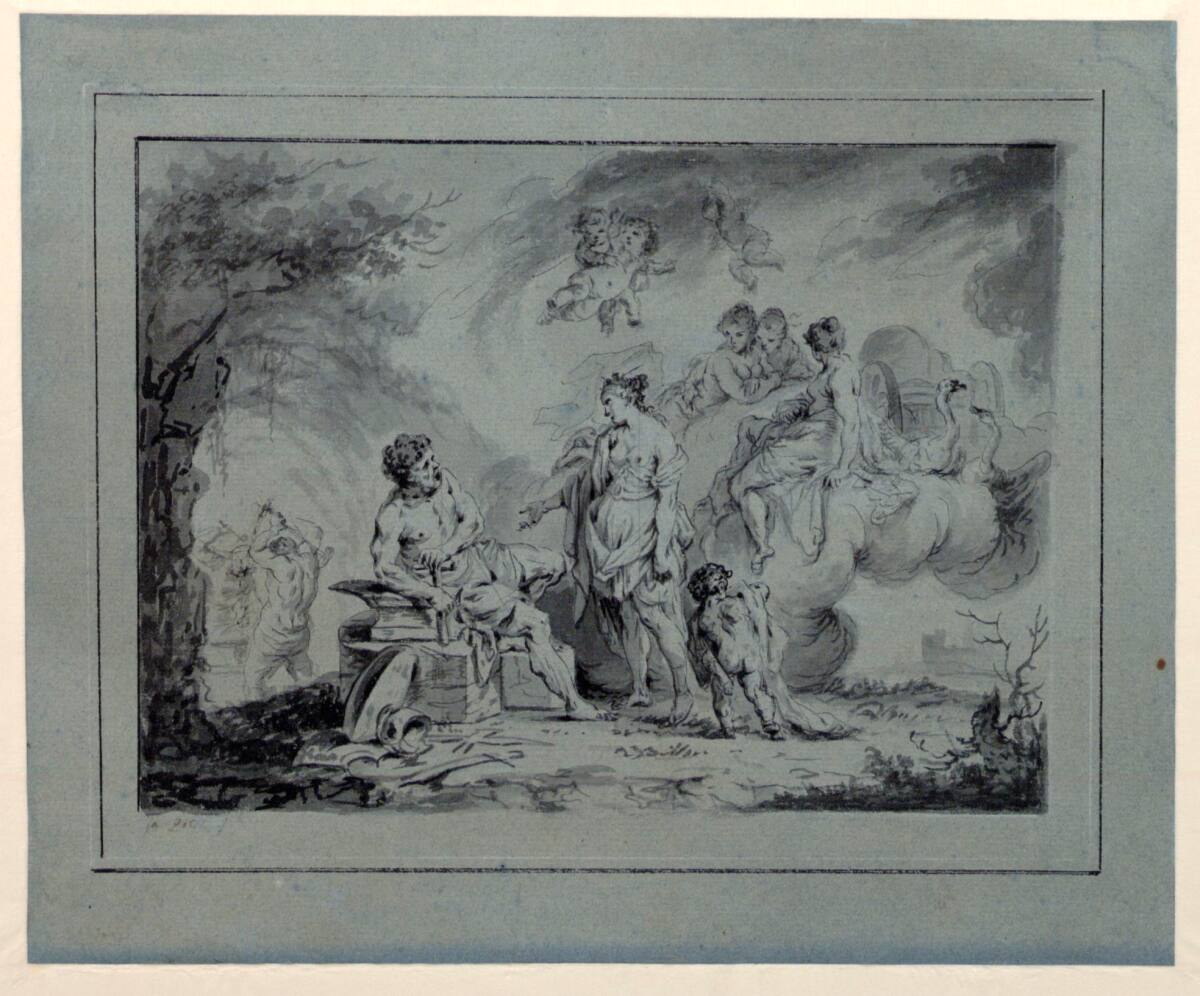Die Schmiede des Vulkan, Januarius Zick