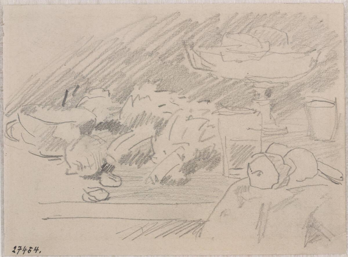 Carl Schuch, Stillleben mit Aufsatz, Inv. Nr.: 27454