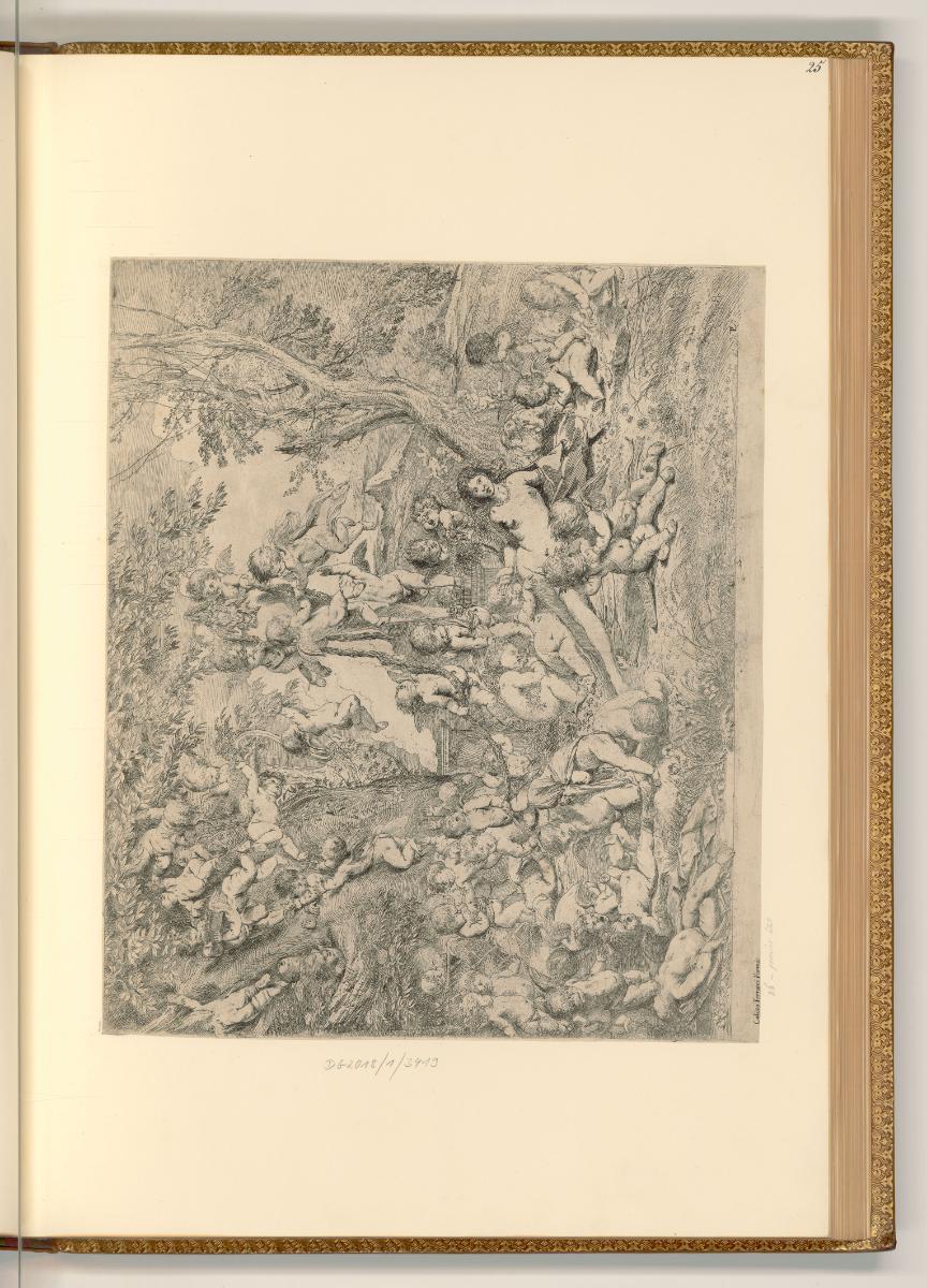 Pietro Testa detto il Lucchesino., Venus im Garten mit Putten, Inv. Nr.: Italien nach Sektionen…