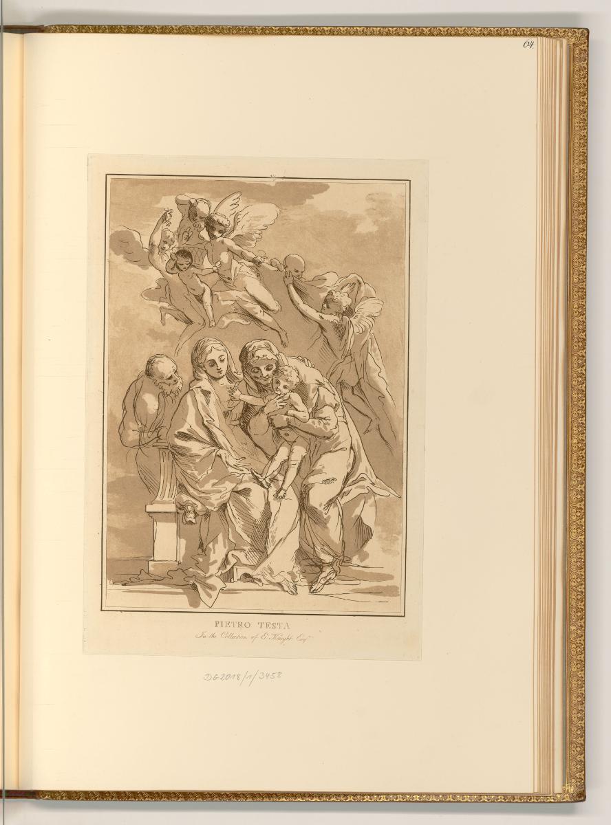 Pietro Testa detto il Lucchesino., Heilige Familie mit hl. Elisabeth, Inv. Nr.: Italien nach Se…