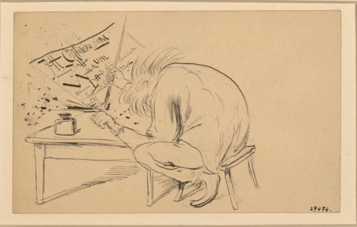 Ernst Juch, Ich gratuliere zum neuen Jahr, Inv. Nr.: 27474