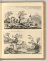Lodovico Mattioli; Giuseppe Maria Crespi, Landschaft mit Prozession; Landschaft mit Ruinen, Inv…