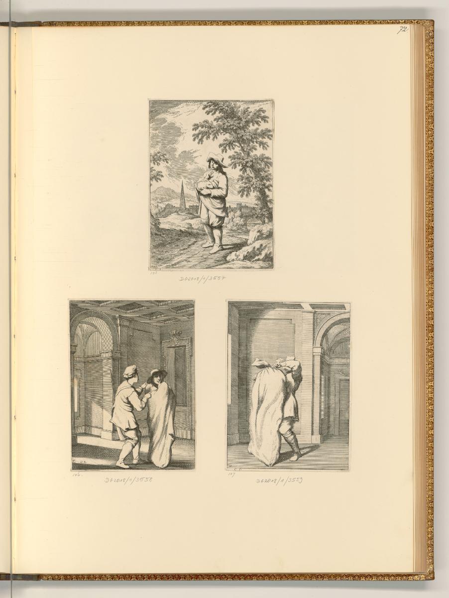 Lodovico Mattioli; Giuseppe Maria Crespi, Bertoldo con Bertoldino e Cacasenno, Inv. Nr.: Italie…