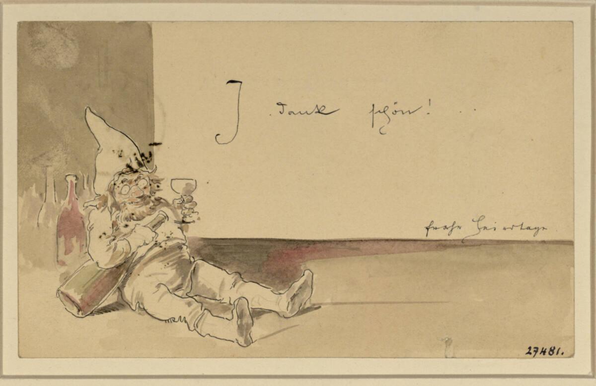 Ernst Juch, Ich wanke schön, Inv. Nr.: 27481