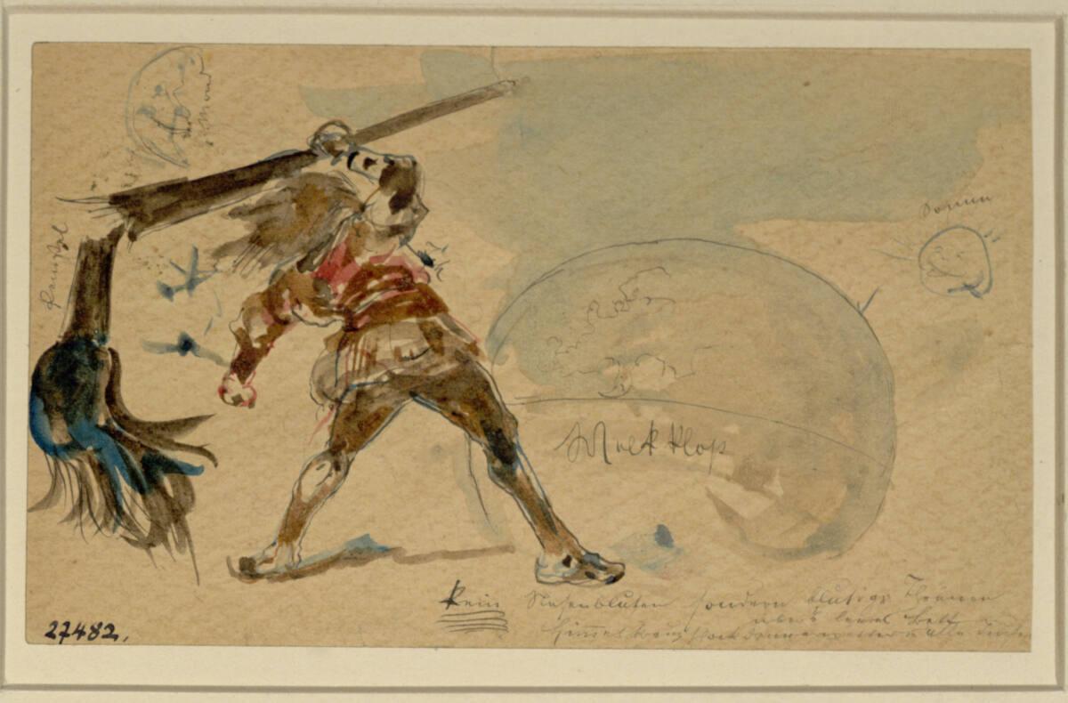 Ernst Juch, Kein Nasenbluten, Inv. Nr.: 27482