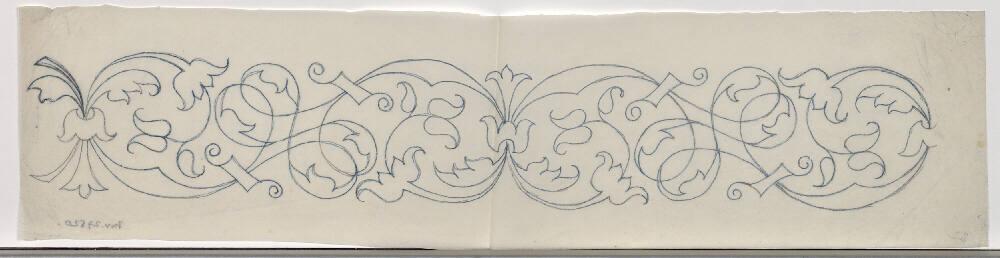 Marie Lippert-Hoerner, Blatt und Linienornamentik, Inv. Nr.: 27520