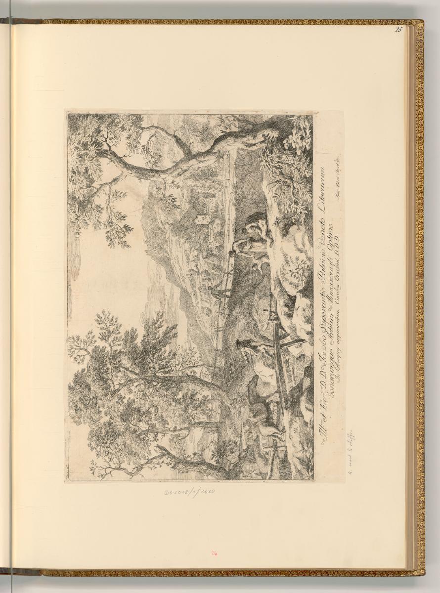 A. Balestra; P. Rotari; G. Amigoni; M. Ricci; A. Canale, Landschaft mit Bauern und einem Pferd …