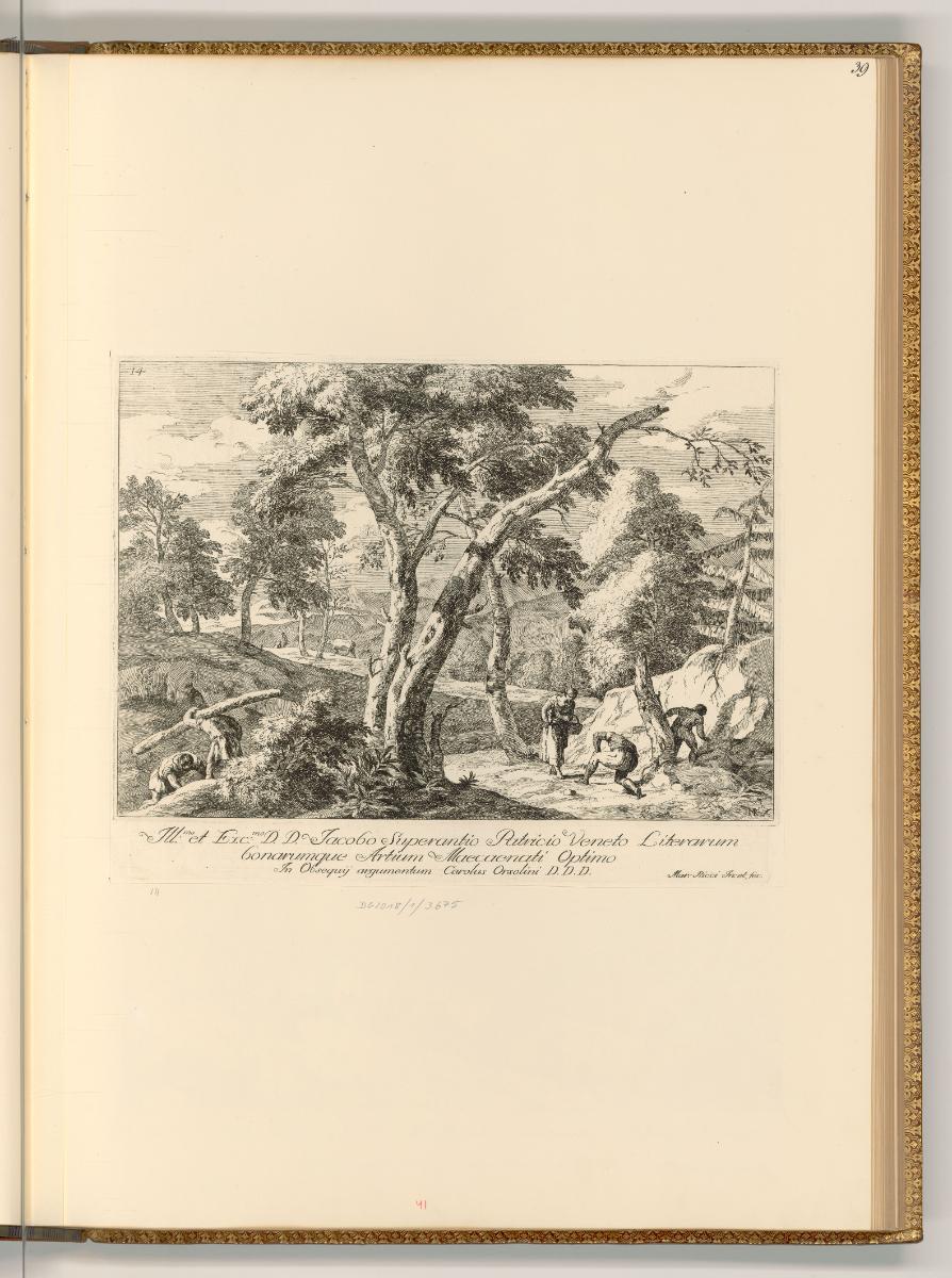 A. Balestra; P. Rotari; G. Amigoni; M. Ricci; A. Canale, Waldlandschaft mit Früchtesammlern, In…