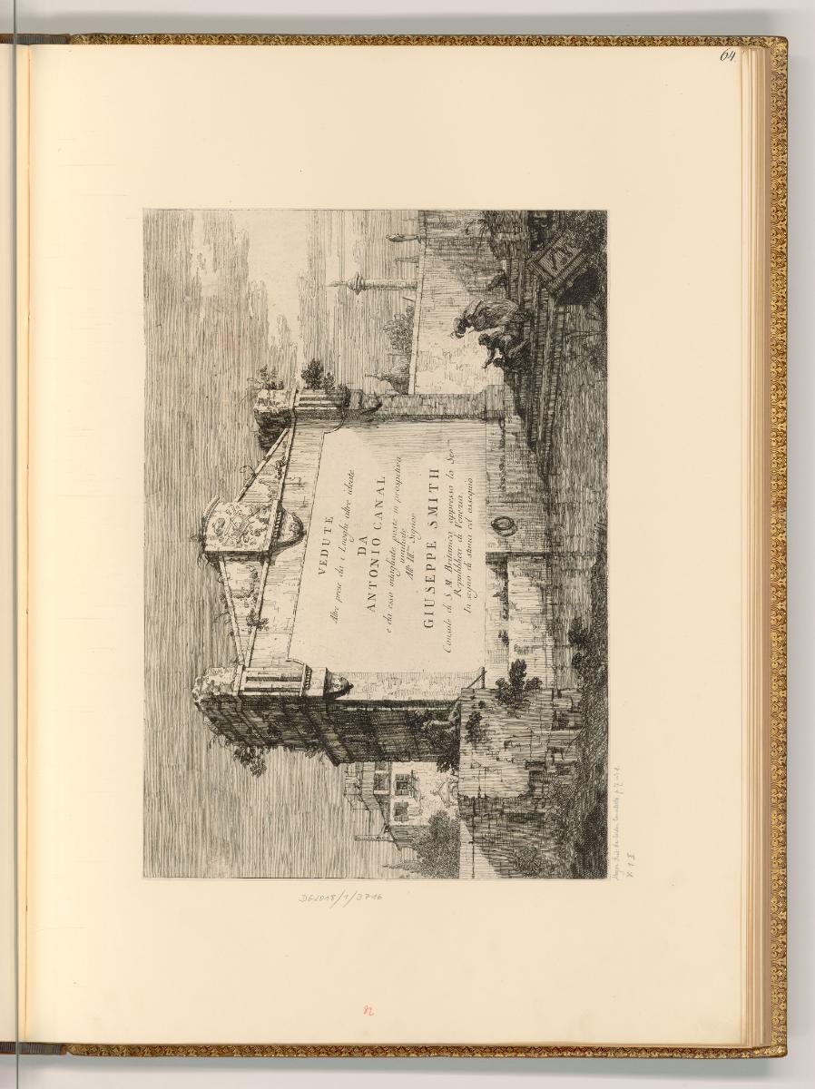 A. Balestra; P. Rotari; G. Amigoni; M. Ricci; A. Canale, Titelblatt "Vedute da Antonio Canova",…