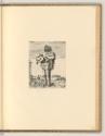 Stefano della Bella. Vol. II., Carlo Cantù, genannt Buffetto, im Hintergrund der Pont Neuf in P…