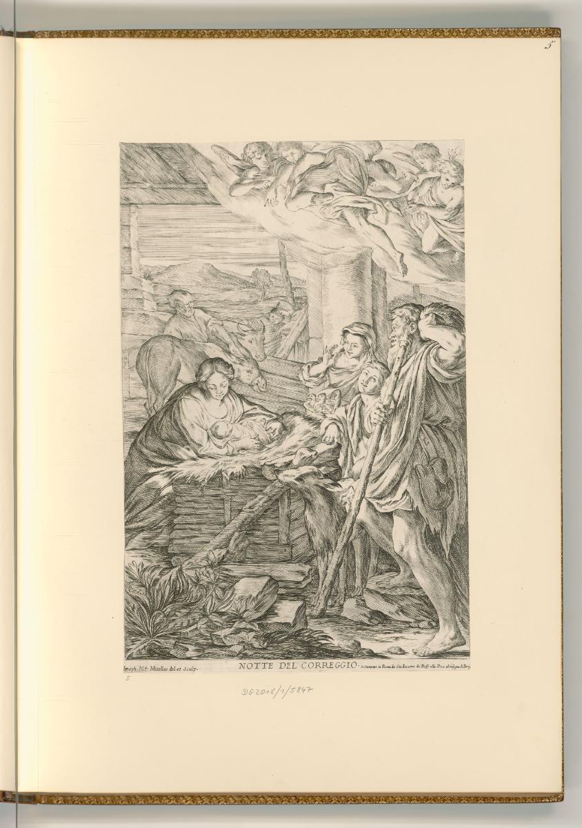 Giuseppe Maria Mitelli, Die Anbetung der Hirten, Inv. Nr.: Italien nach Sektionen III/32, It/II…