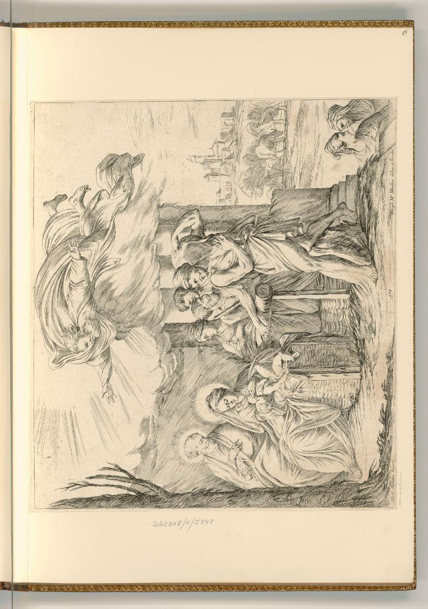 Giuseppe Maria Mitelli, Die Geburt Christi, Inv. Nr.: Italien nach Sektionen III/32, It/III/32/…
