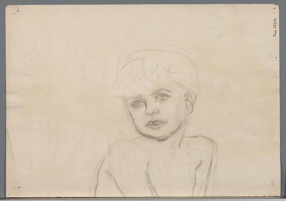 Marie Lippert-Hoerner, Knabenkopf, Inv. Nr.: 27617v