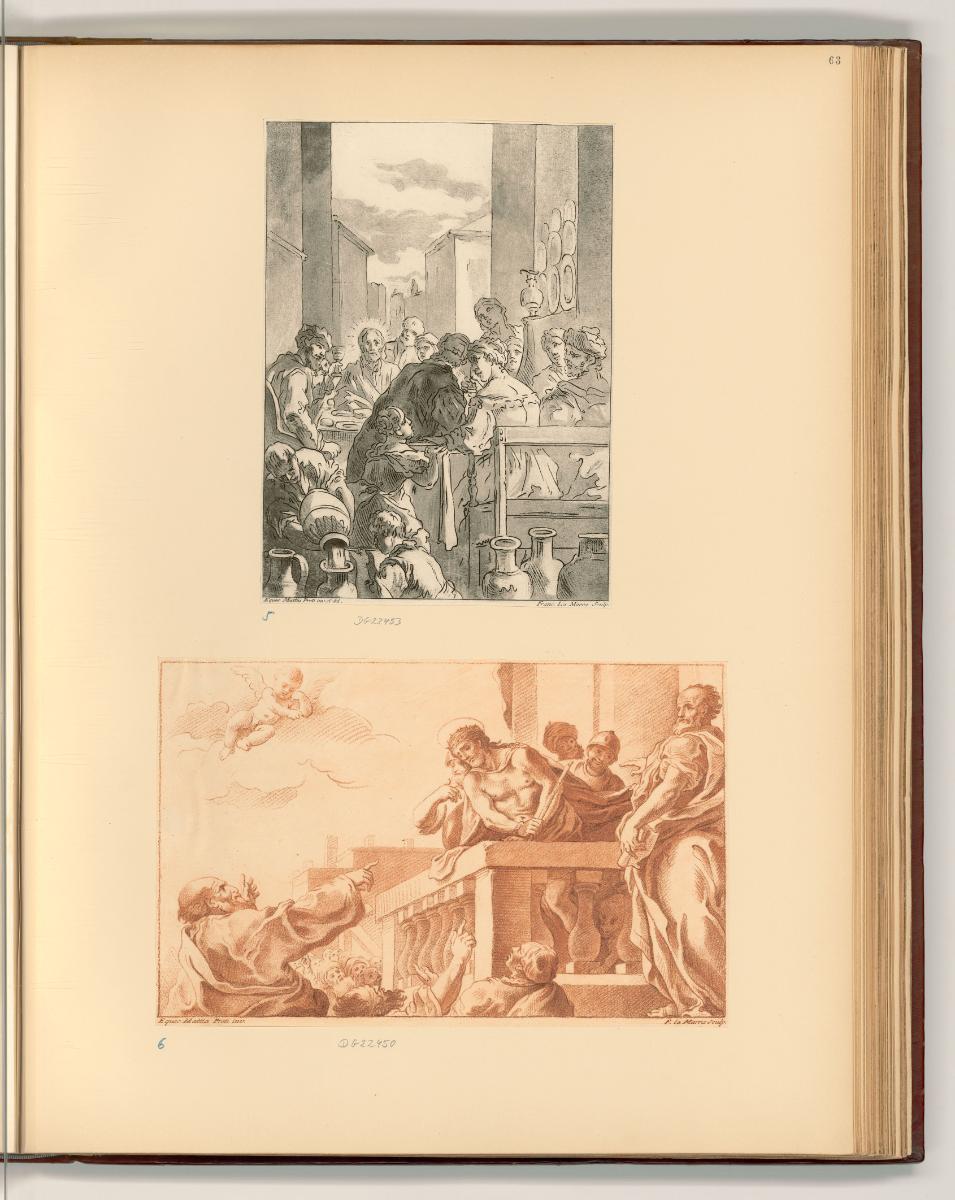 Italienische Radierungen des 17. und 18. Jahrhunderts, Die Hochzeit zu Kana; Ecce Homo, Inv. Nr…