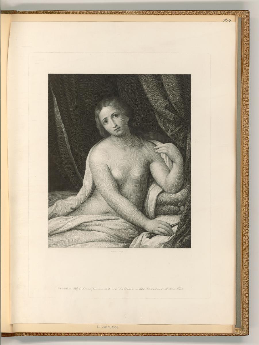 Bartol. Pinelli. Vol. II., Lucretia Romana, Inv. Nr.: Italien nach Sektionen III/35, It/III/35/…