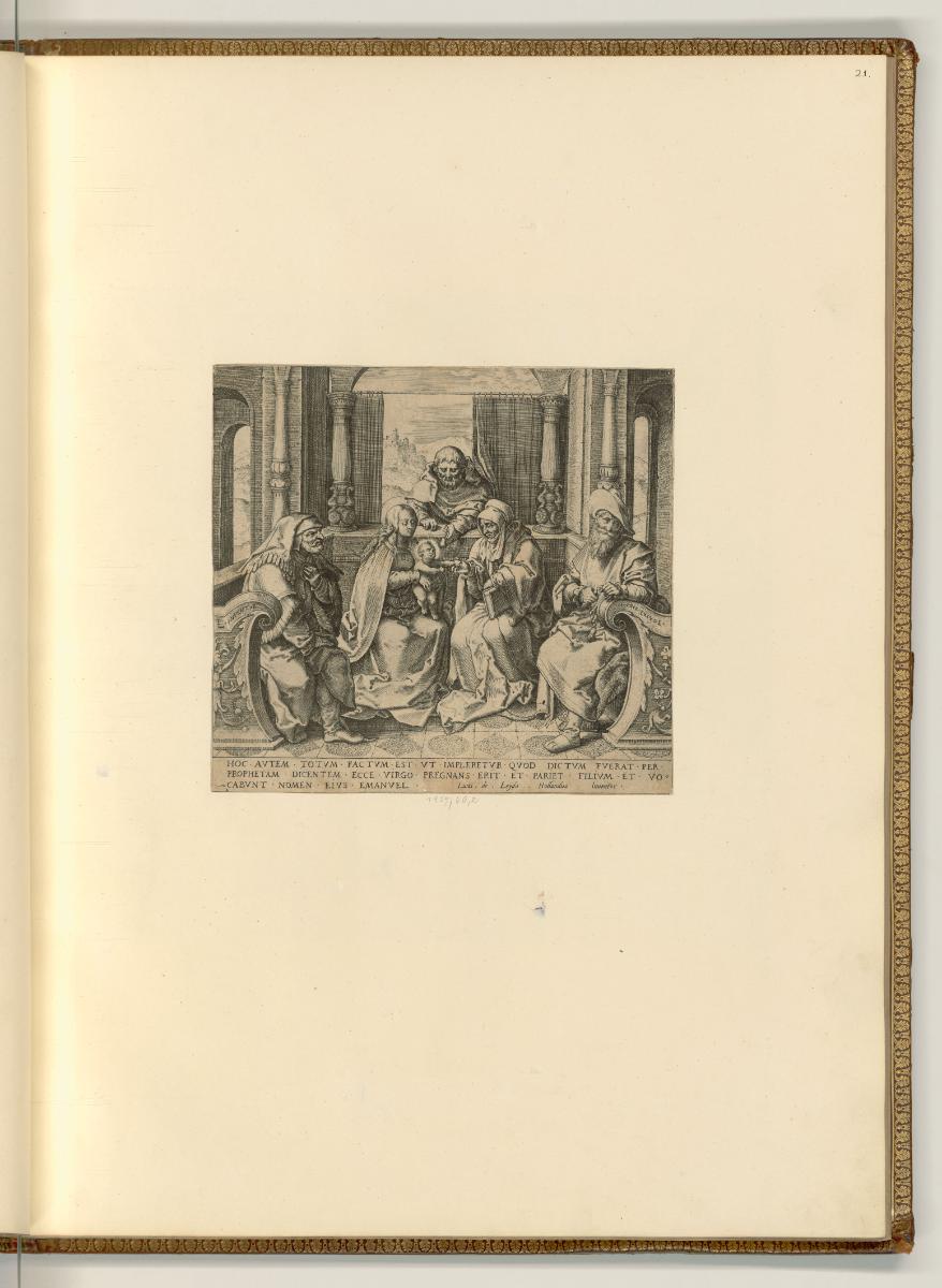 Hieronymus Cock (Verleger), Die heilige Familie, Inv. Nr.: Niederlande nach Sektionen 3, NL/3/2…