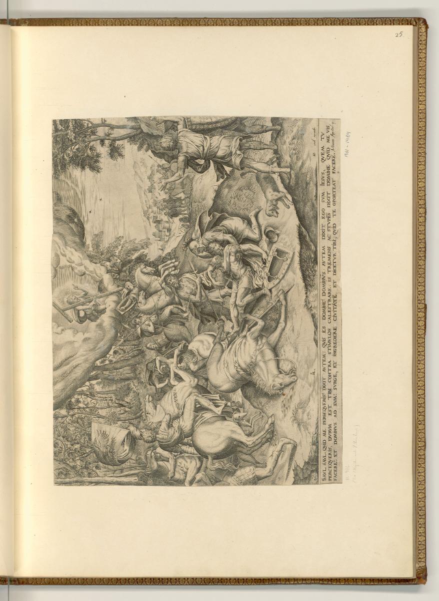 Hieronymus Cock (Verleger), Bekehrung Pauli, Inv. Nr.: Niederlande nach Sektionen 3, NL/3/25