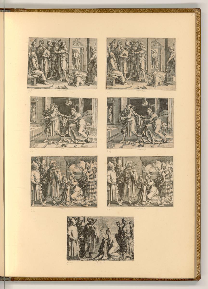 Hieronimus Bosch, Nachstiche f.1; Lucas van Leyden, Porträts f.30, Originalgraphik, f. 32, Kopi…