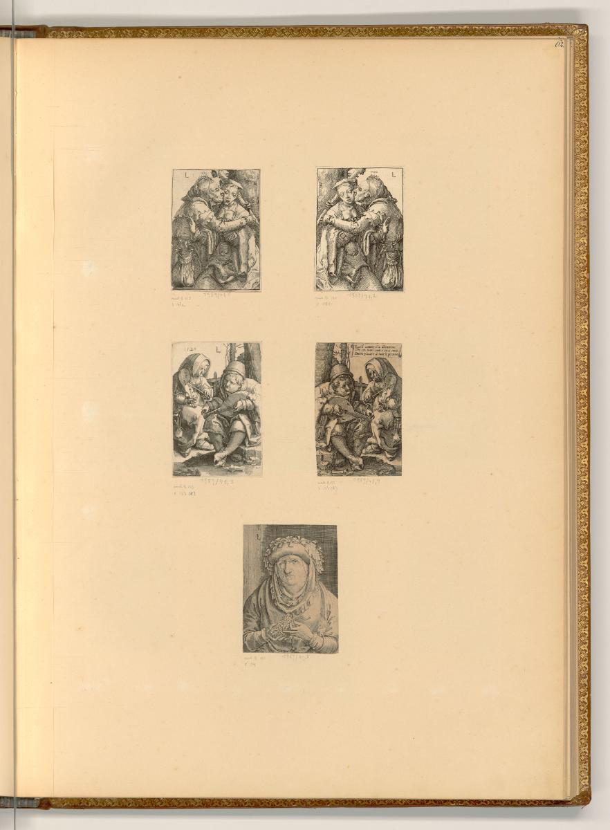 Hieronimus Bosch, Nachstiche f.1; Lucas van Leyden, Porträts f.30, Originalgraphik, f. 32, Kopi…