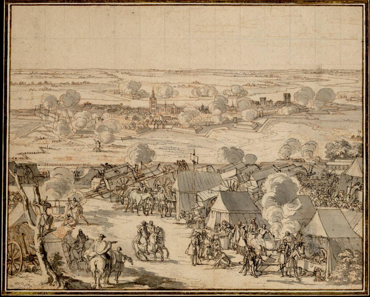 Sébastien Le Clerc (le Vieux), Die Belagerung von Nimwegen, Inv. Nr.: 27697