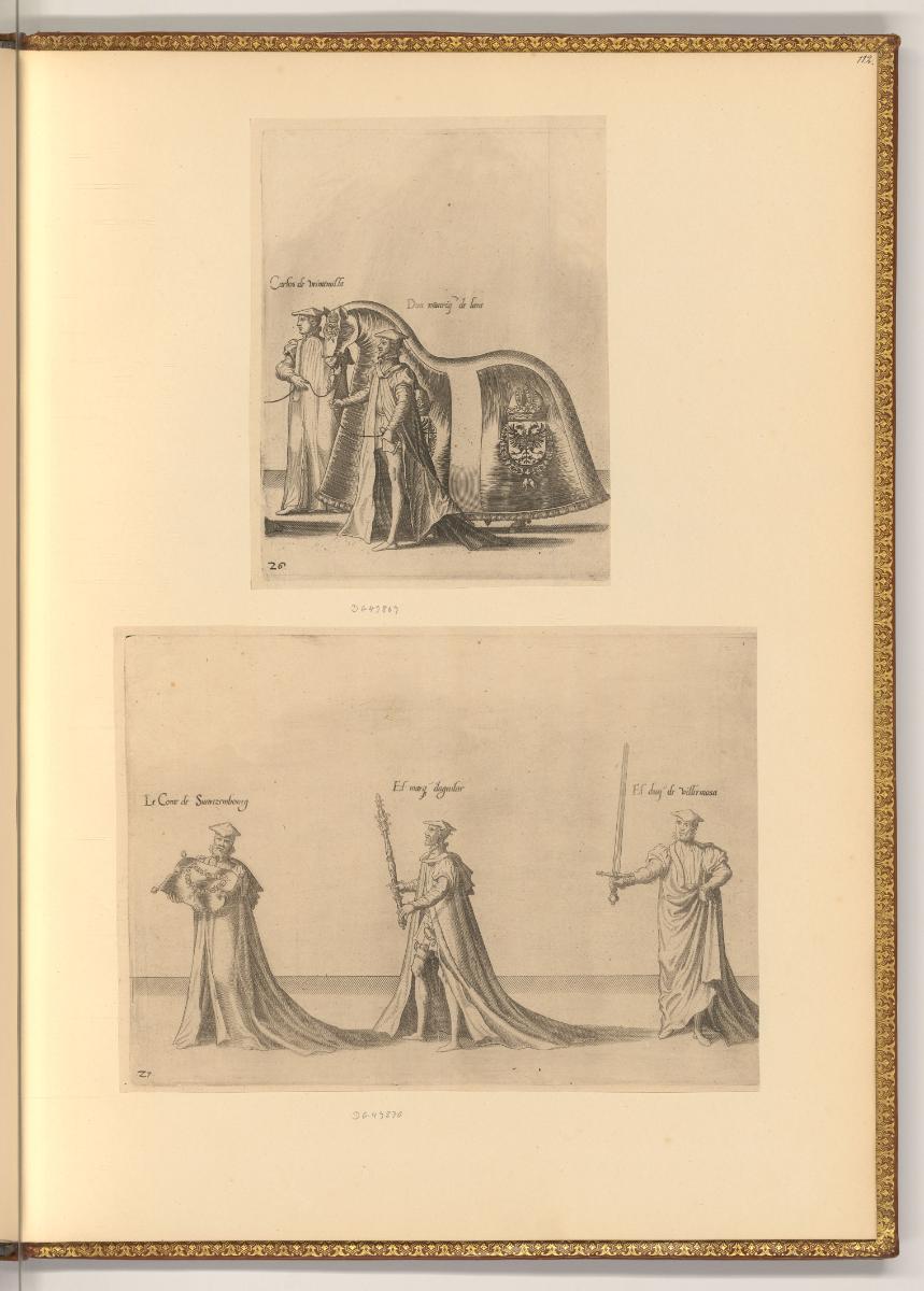 Corneille Matsis. Labert Suterman dit Suavius. Jean et Lucas de Deutecom., Trauerzug in Brüssel…
