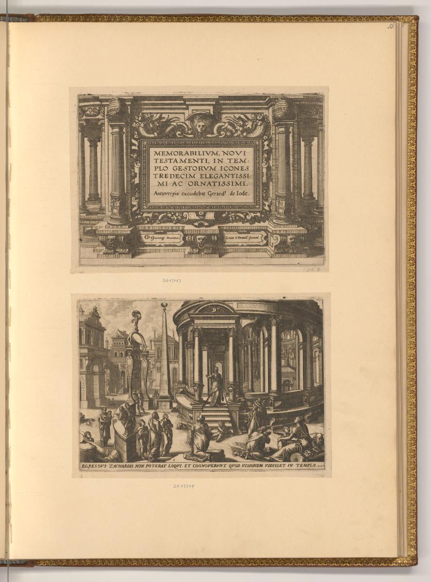 Corneille Matsis. Labert Suterman dit Suavius. Jean et Lucas de Deutecom., Titelblatt, Memorabi…