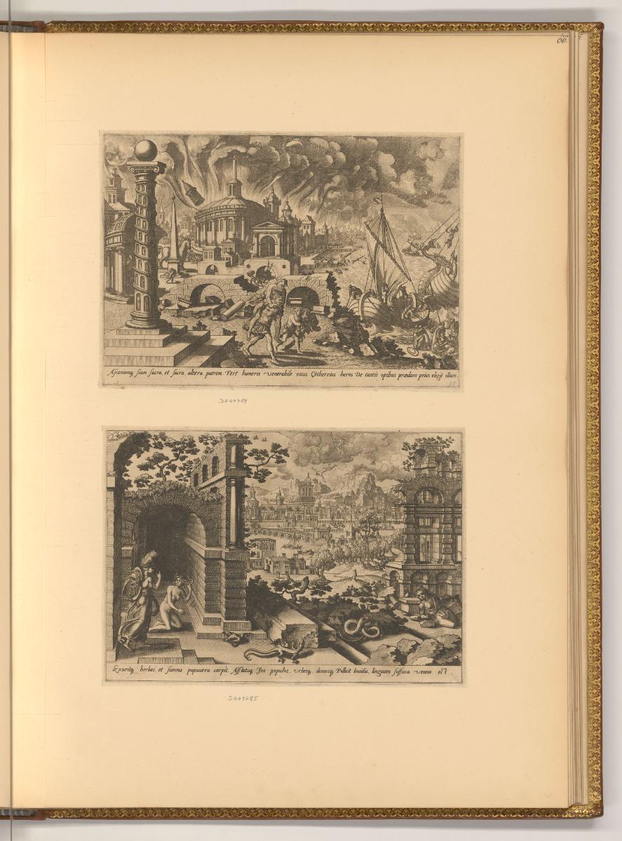 Corneille Matsis. Labert Suterman dit Suavius. Jean et Lucas de Deutecom., Aeneas flieht aus de…