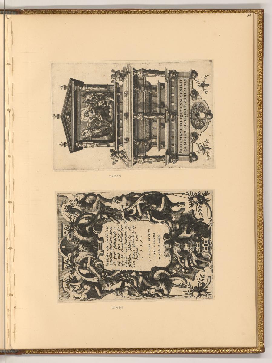 Corneille Matsis. Labert Suterman dit Suavius. Jean et Lucas de Deutecom., Titelblatt, Veelderl…